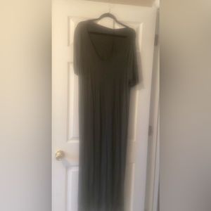 Gray T-shirt dress